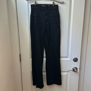 DL 1961 Black wide leg jeans